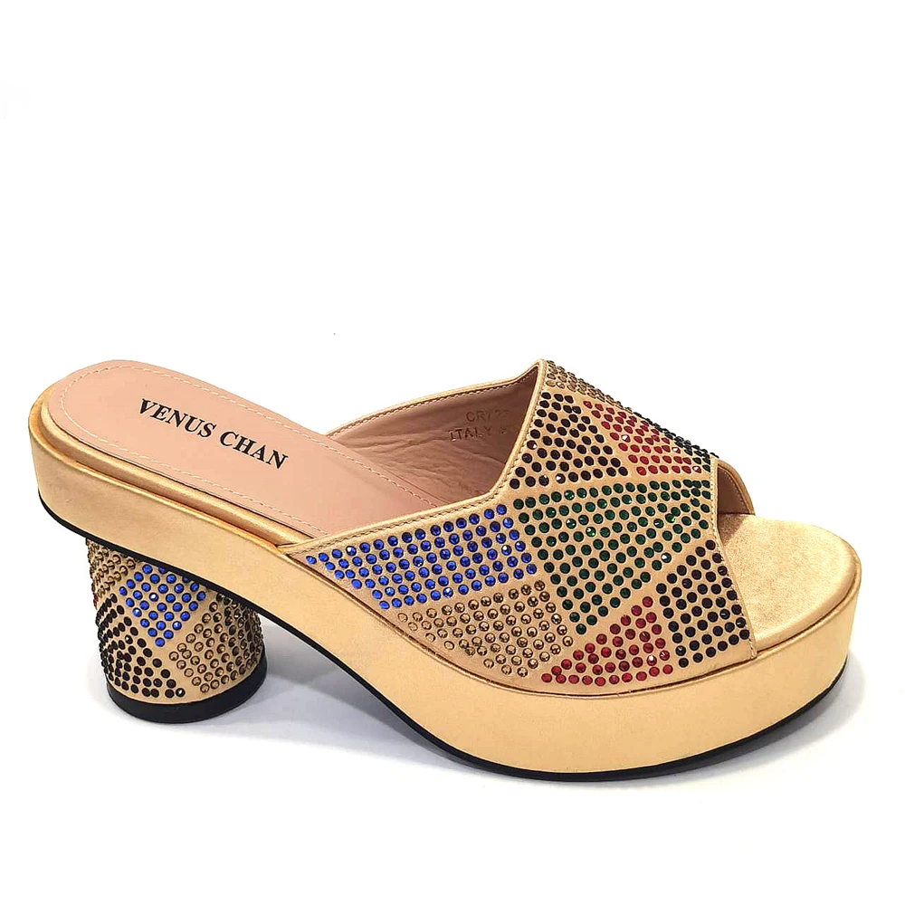

Newest Arrival Woman Shoes 2023 Spring African Women Party Pumps Decorated with Rhinestone Luxury Shoe Women Designers Elegant
