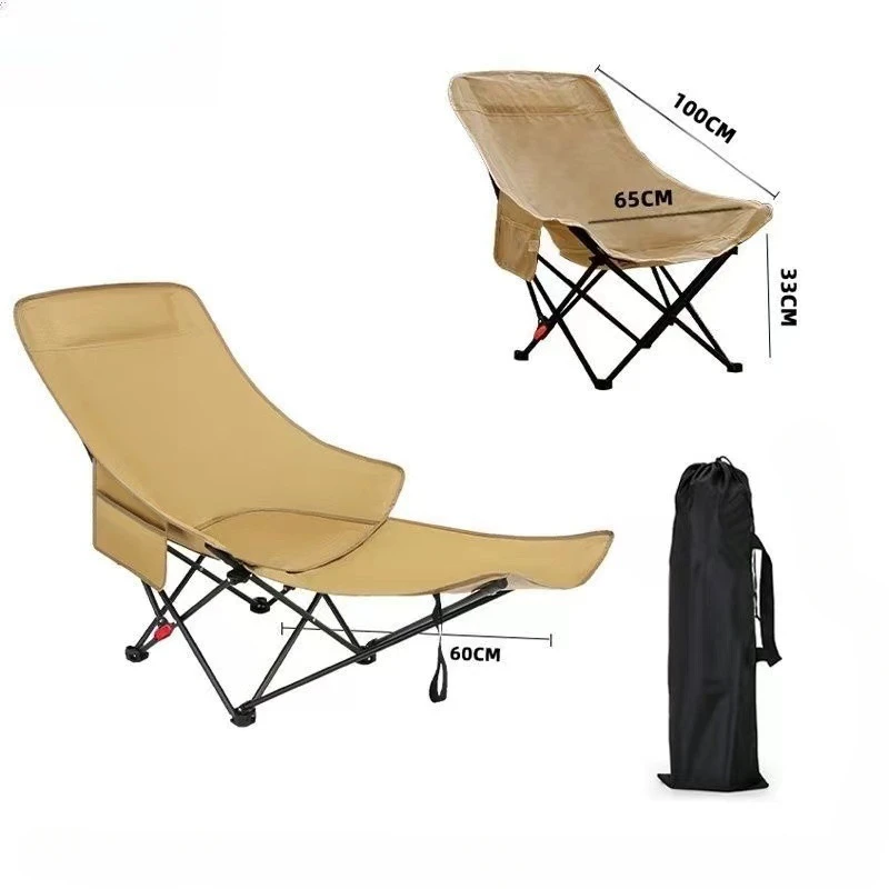 Foldable Fishing Chair with Ergonomic Design for Outdoor Camping and Beach Leisure Outdoor Camping Relaxation