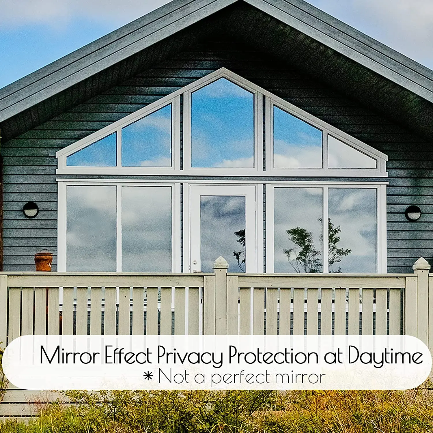 Window film one way daytime privacy sun blocking reflective window tint self adhesive heat control sticker for home