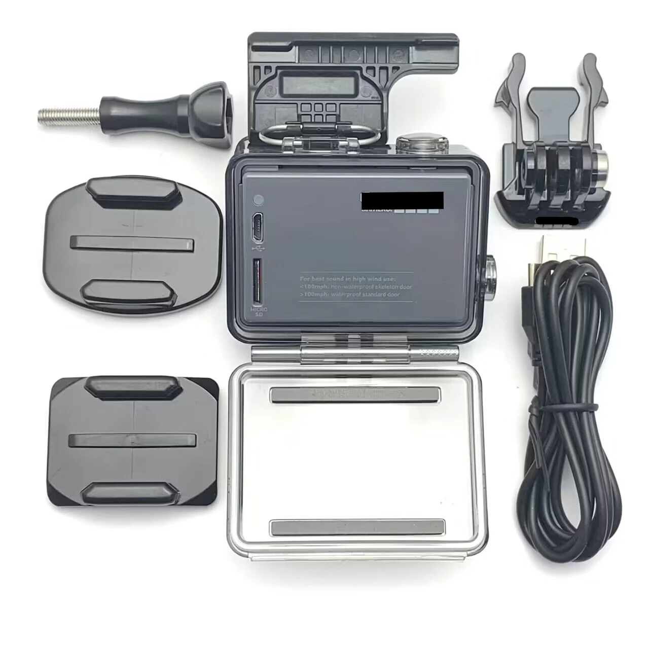 

Набор для Gopro Hero + Встроенная камера с водонепроницаемой оболочкой чехол кабель для зарядки и передачи данных может подключаться к Wi-Fi
