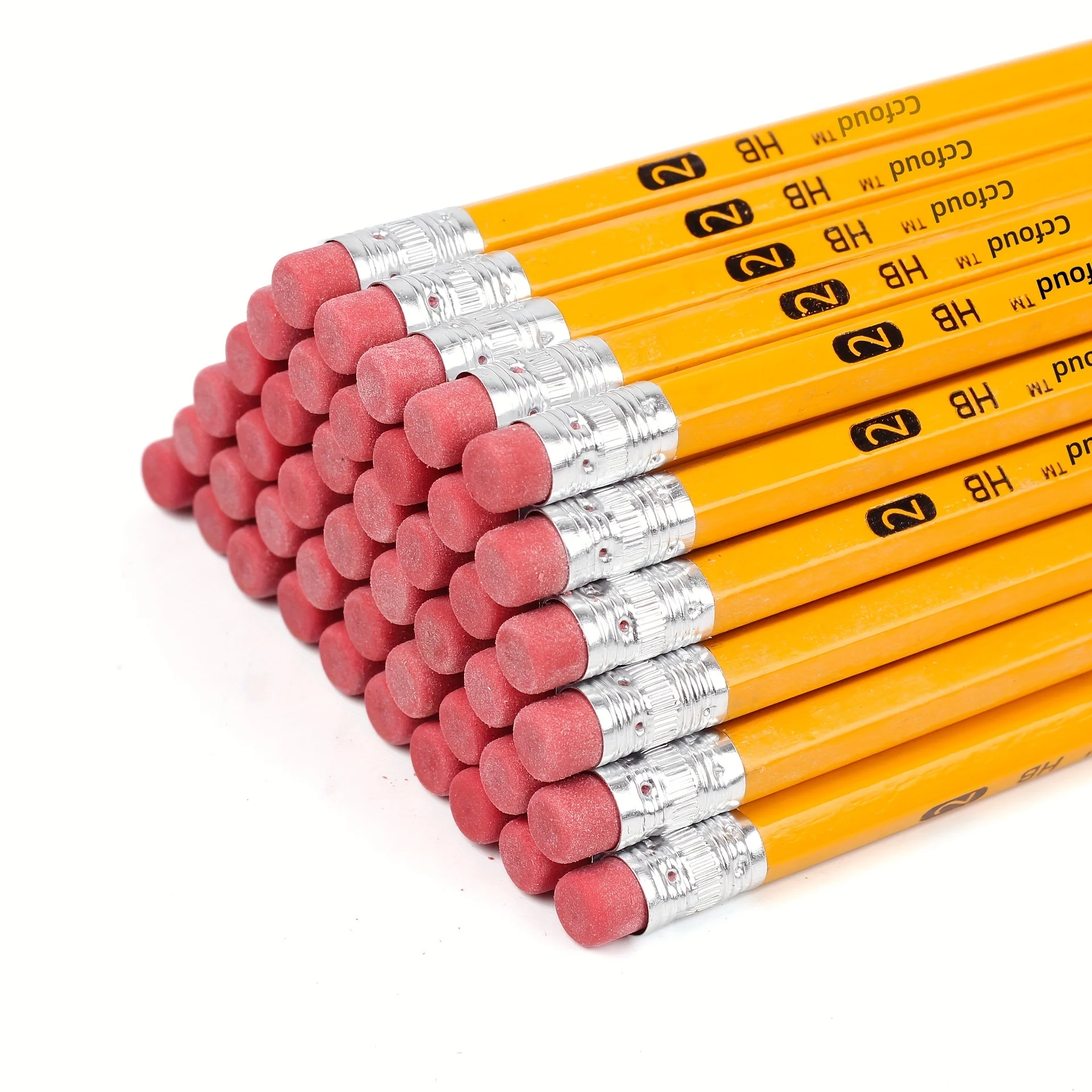 Sikao Confezione Da 360 Matite HB Gialle In Legno Con Gomma, Per Scuola E Ufficio - 2
