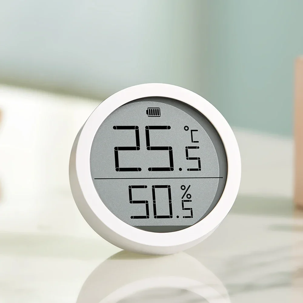 Xiaomi Qingping Lite C/E Temperature and Humidity Sensor LCD Screen Support Celsius & Fahrenheit Change for Bedroom&Living Room