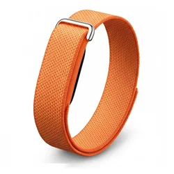 Breathable Nylon and Silicone Sports Bracelet Replacement Wristband - Google Fitbit Air (Orange)
