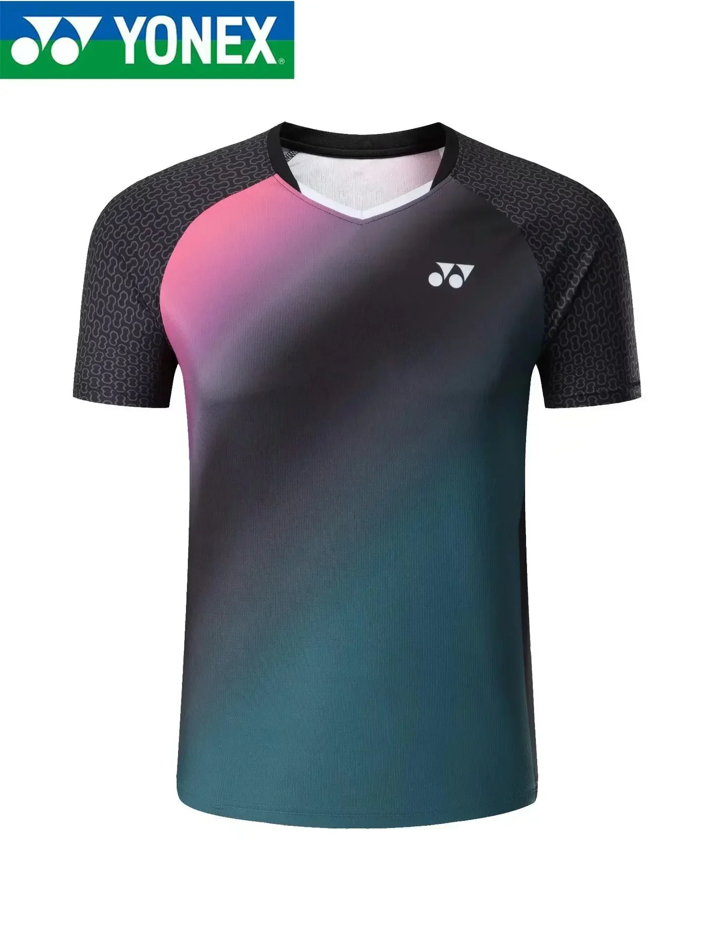 Badminton uniforms summer men and women short-sleeved quick-drying breathable training game team