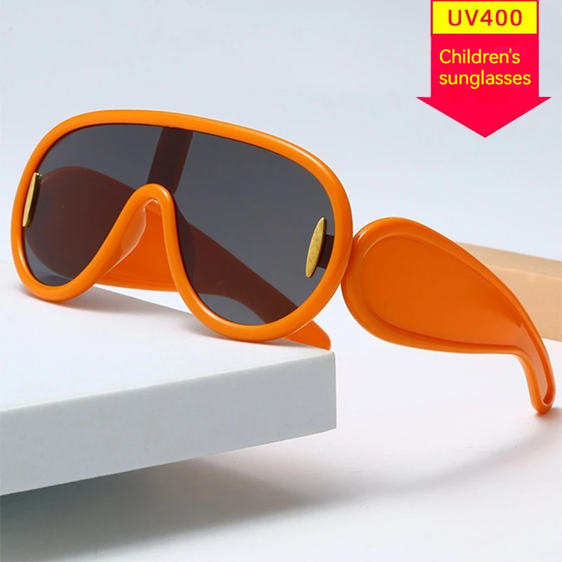 Large Frame Integrated SunShade Sunglasses Children's Fashionable Toad Mirrors Personalized Sunglasses fashion sunglasses,kids sunglasses,children sunglasses