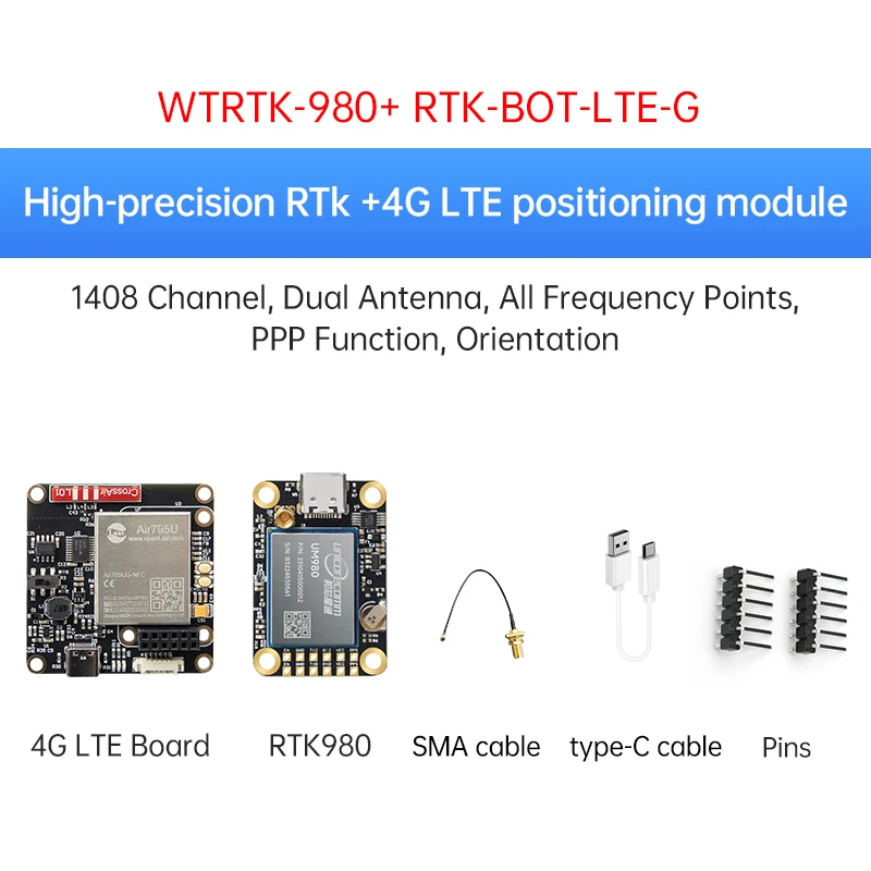 UM982 GNSS GPS-RTK Module - Centimeter-Level Differential Positioning & Orientation System