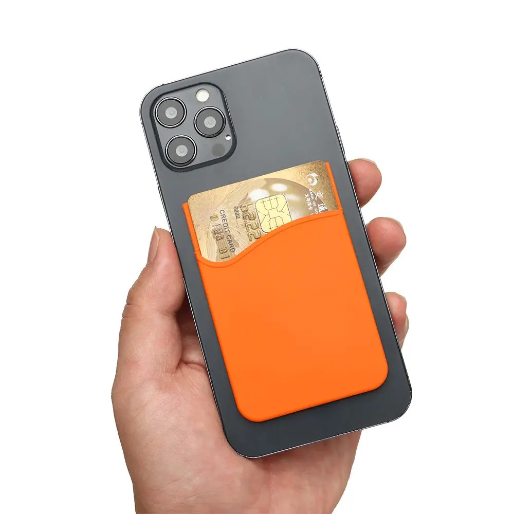 Business Credit Pocket Adhesive Fashion Women Men Cell Phone Holder ID Card Holder Slim Case sticker,card holder,credit card holder