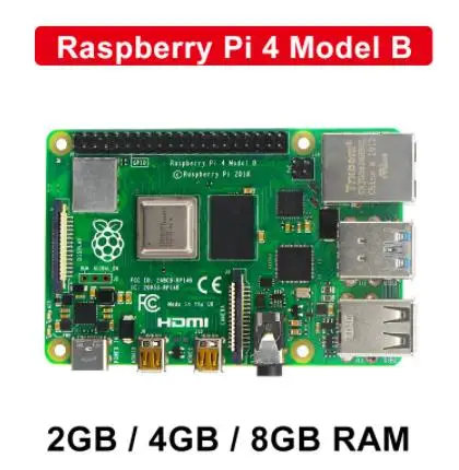 Raspberry Pi 4 Modello B Dev Board Kit Ram 2Gb 4Gb 8Gb Bcm2711 Cortex-A72 V8 1.5Ghz Supporto 2.4/5.0 Ghz Wifi Bluetooth 5.0
