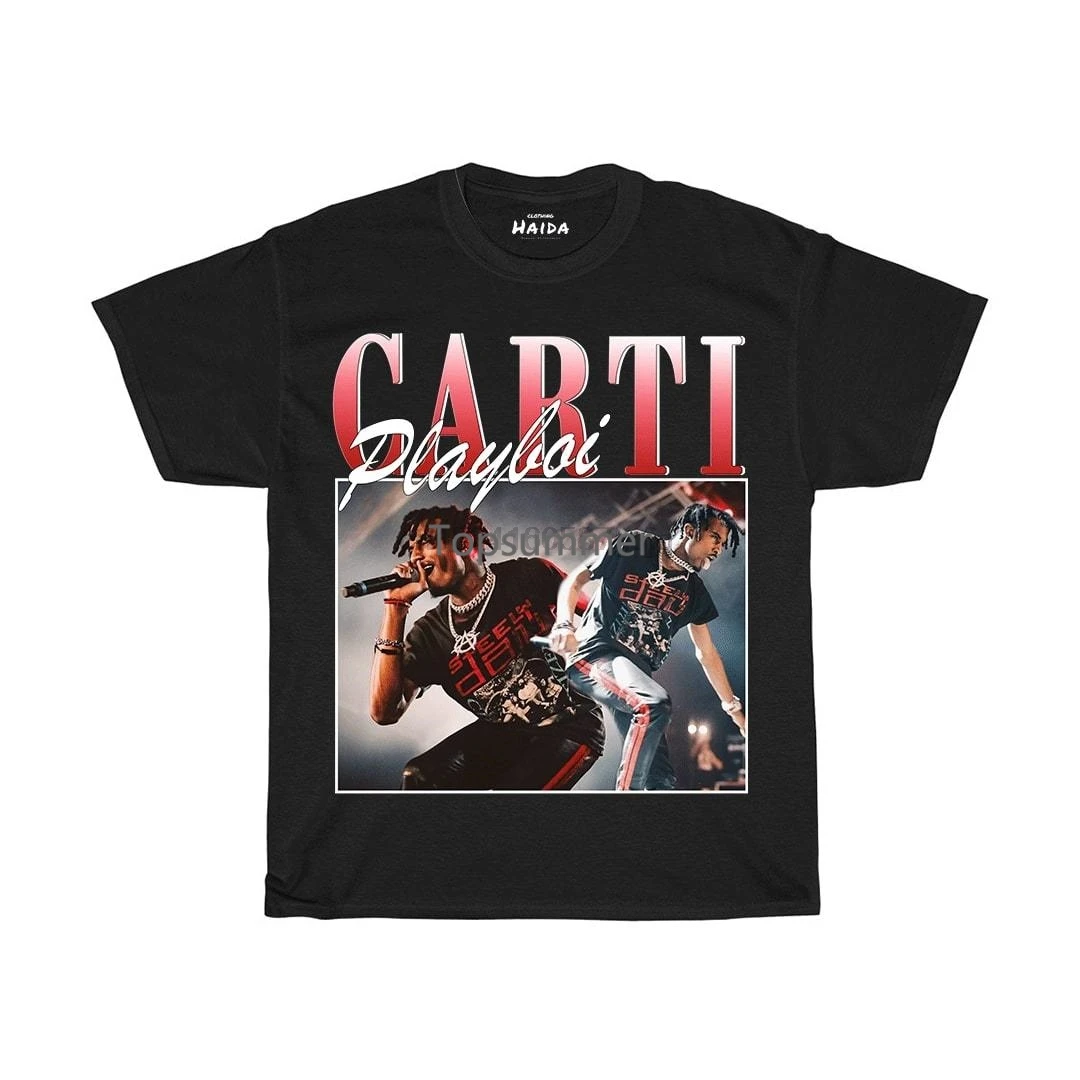 

Men T Shirt Vintage Playboi Carti Tshirt Women Tshirt