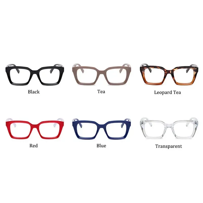Reading glasses for women square anti blue light presbyopia vintage computer optical eyewear +1.0~ +3.5