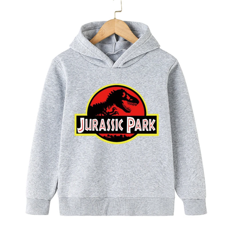 414 Years Old Kids Dinosaurs Hoodie Children's Spring Autumn Long
