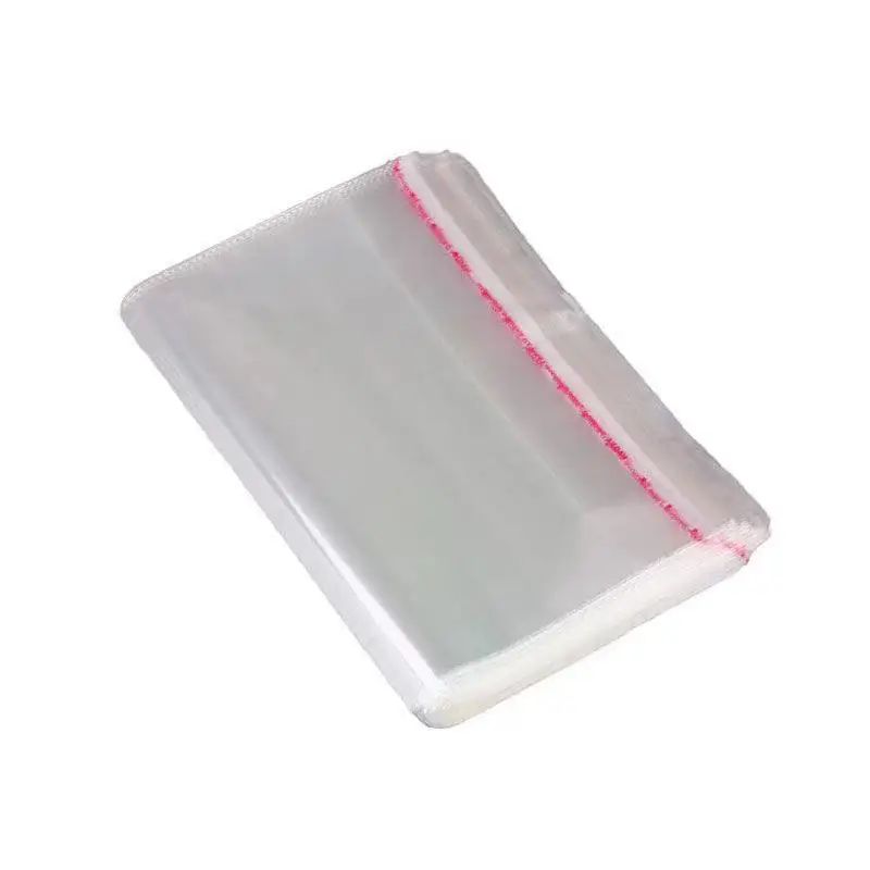 Self-Adhesive Transparent Packaging Bags for Jewelry, Candy, Biscuits, and Gifts - Set of 100 Pieces