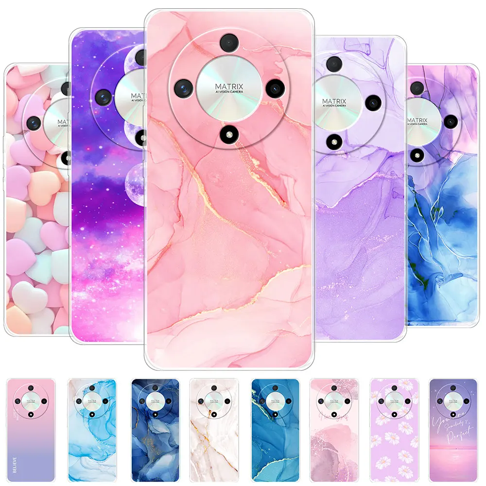 Per Honor Magic6 Lite Custodia Morbida In Silicone Trasparente Per Honor Magic5 Lite Cover Coque Per Huawei Honor Magic4 Lite Funda