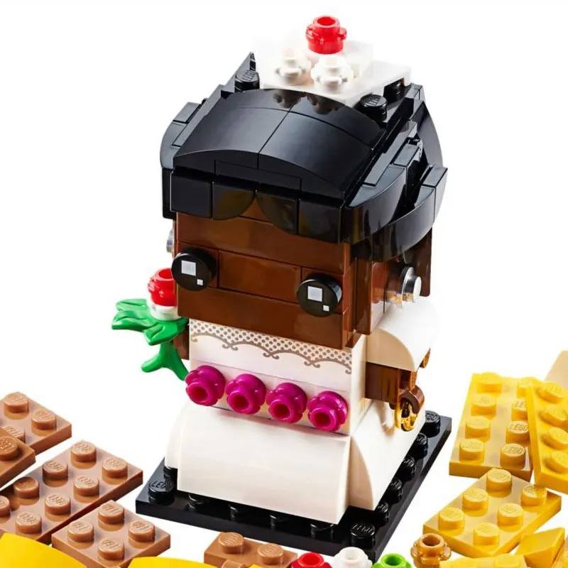 LEGO-Conjunto de novio y novia, 40383, Brickheadz AliExpress