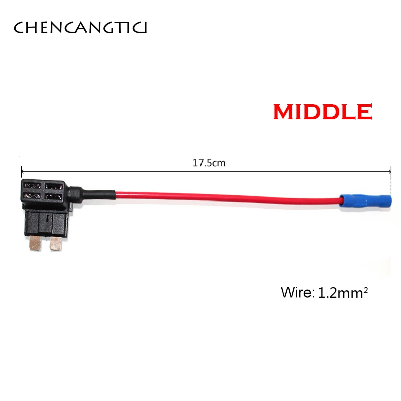 1 Piece fuse holder 12V Mini M2 Size Connector Car Add-a-circuit TAP Adapter Micro Mini Standard ATM Blade Fuse
