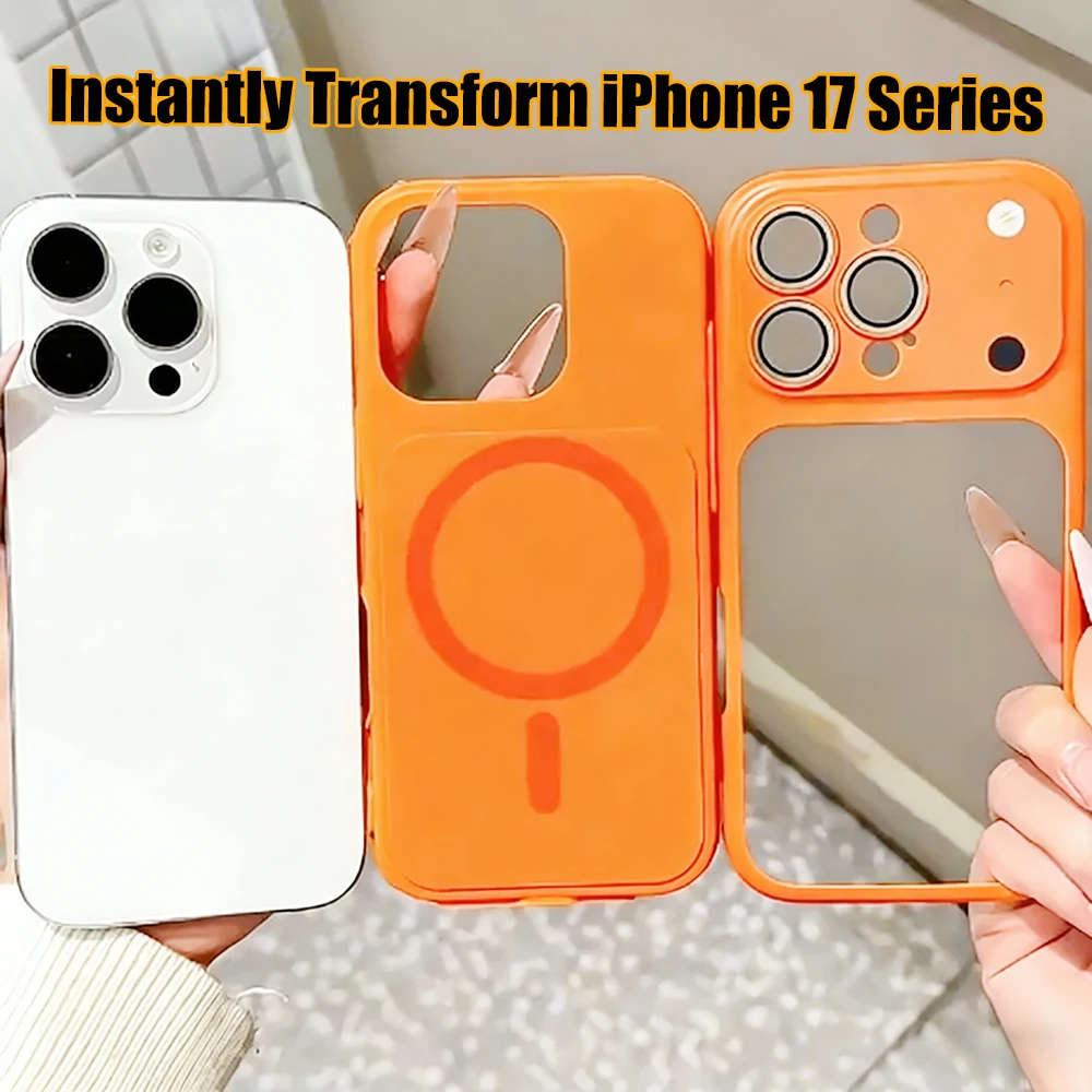 Magnetic 2-in-1 Matte Lens Protection Case with Instant Change