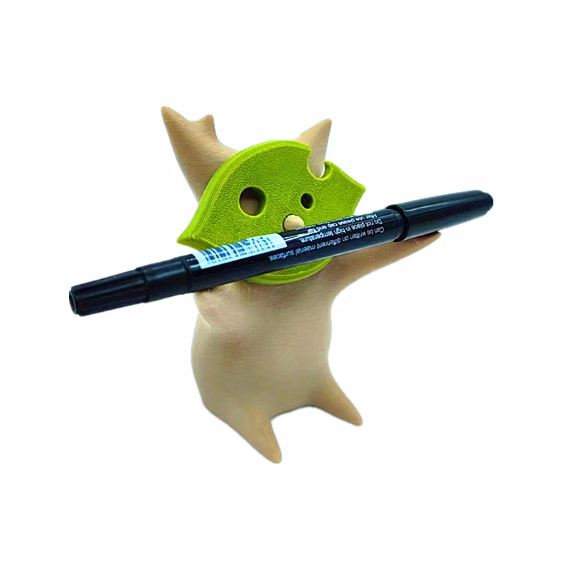 Desk Pen Holder Plant-Based PLA Plastic Decoration Office Home Birthday Gift