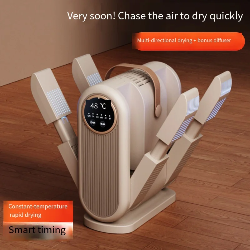 Intelligent Shoe Dryer Foldable Electric Shoe and Boots Dryer Timing Control Household Shoe Warmer Portable Heater For Socks