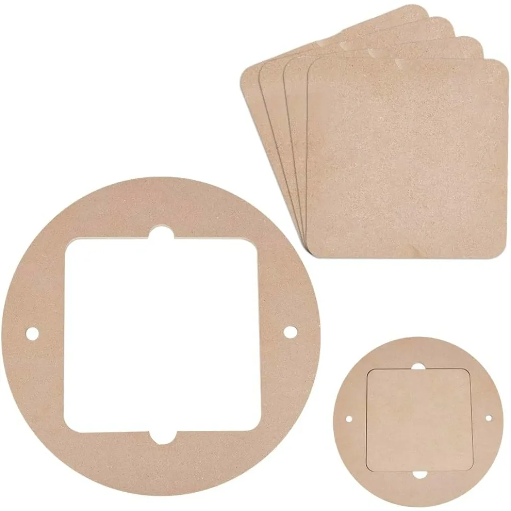 11.8inch Diameter Pottery Wheel Bats with 4pcs Square Inner Bats Pre Drilled Round Clay Throwing for Potters Clay Artists pottery tools clay sculpting tools pottery sculpting tools clay craft tool