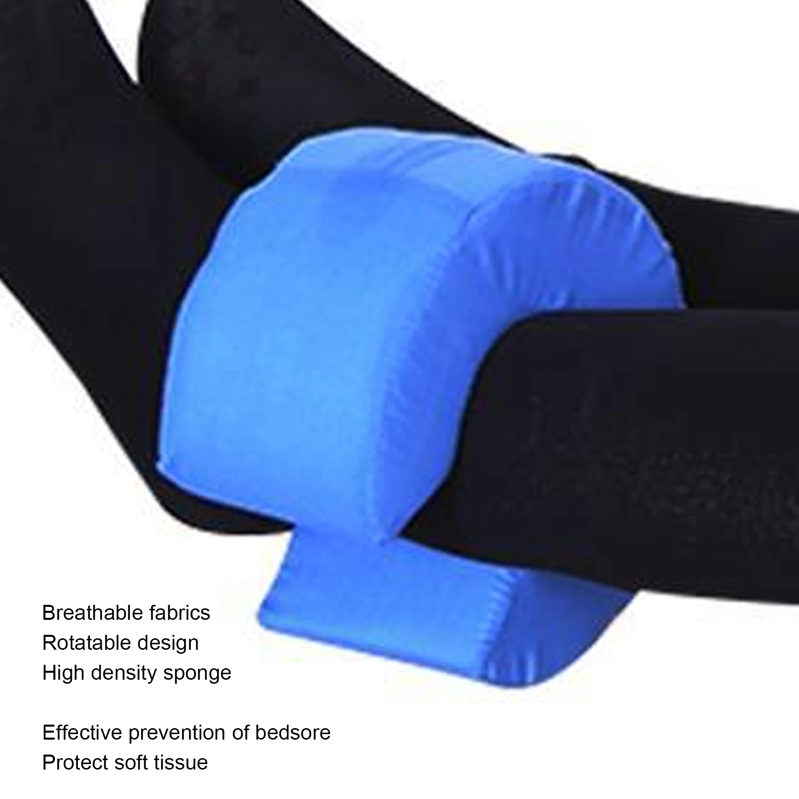 Round Shape Anti‑Bedsore Cushion Breathable Leg Rest Foam Elevating Pad Pillow Elderly Bedridden Patient Ankle Swelling Relief 4