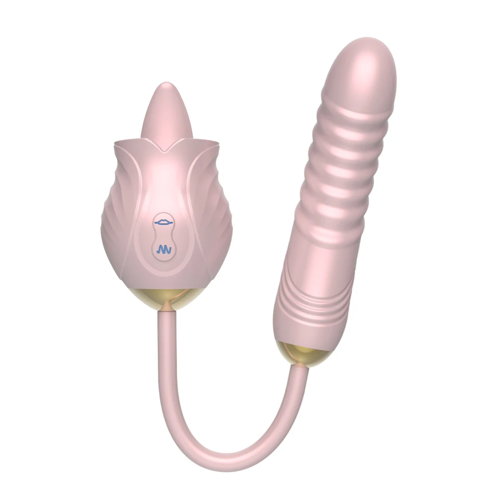 Sex Toys For Couples Vibrator And Woman Clitoris Sucker Woman Satisfied Female Masturbator Womanizer Powerful Clitoris Rose Toy - Clitoris Stimulation image