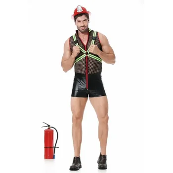2025New European and American Men's Firefighter Role-playing Clothing Cosplay Performance Clothing