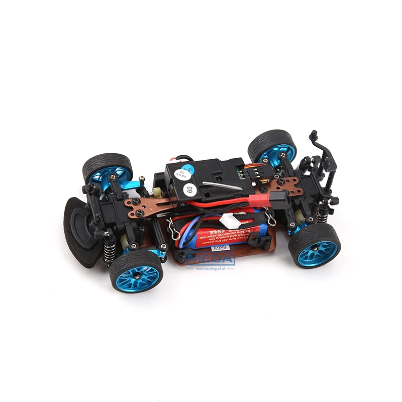 WLtoys K989 4WD Upgrade Metal Reinforce Hub Steering Cup Rally Car 30Km/H Mosquito Racing RC 1/28 V8/LCD Remote Control 3
