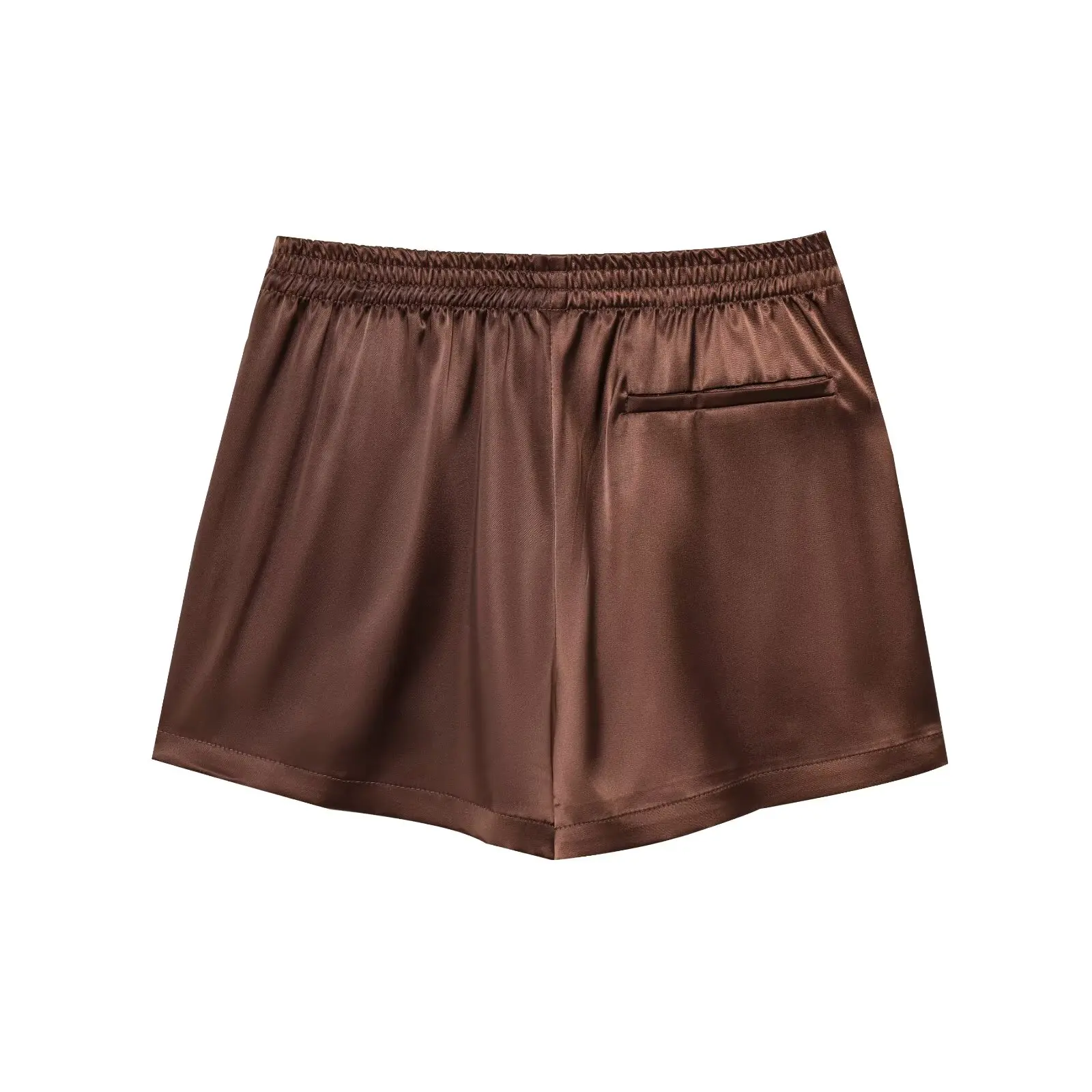 TFMLN Frauen Neue Sommer Seide Spitze Shorts Höschen Imitation Rüschen Pumphose Anti Exposition Hosen Lolita Satin Knickers Shorts Kleid – Detail 3