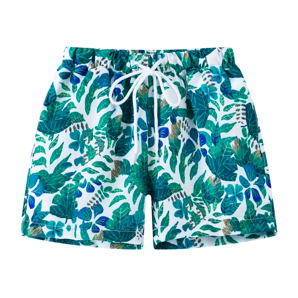 Summer Beach Vacation Shorts for Children Aged 2-10, Fashionable Multi-Color Beach Shorts for Boys — view 3