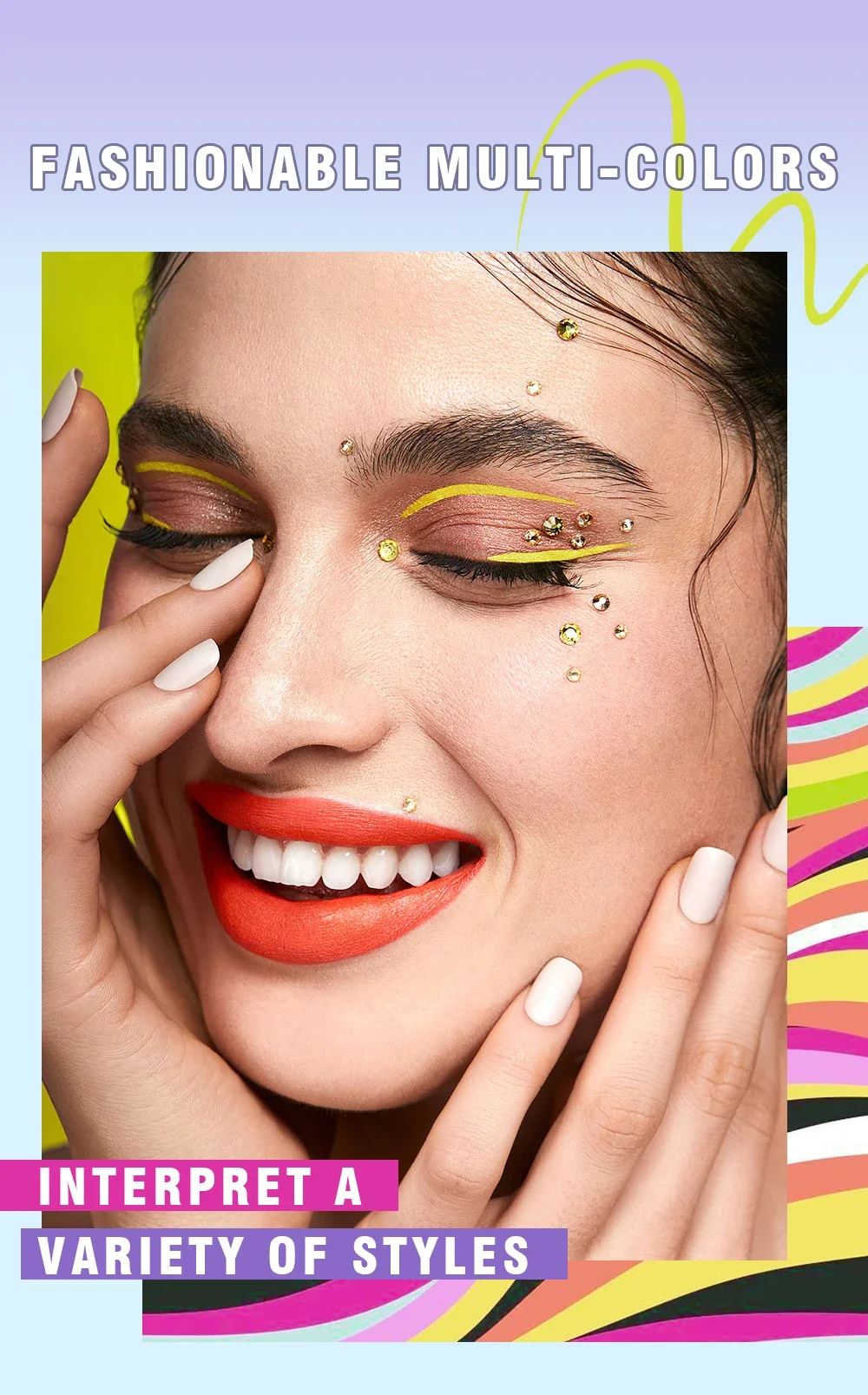 Description Picture 3 of itemQIBEST 12 Colors Eyeliner Liquid Waterproof Matte Liquid Eyeliner Pen Long Lasting Green Yellow Purple Blue White Eye Liner Pens