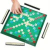 1PCS, English Scrabble Solitaire, Alphabet Chess, Alphabet Scrabble, Jigsaw Board Game for 2-4 players, board game。 4