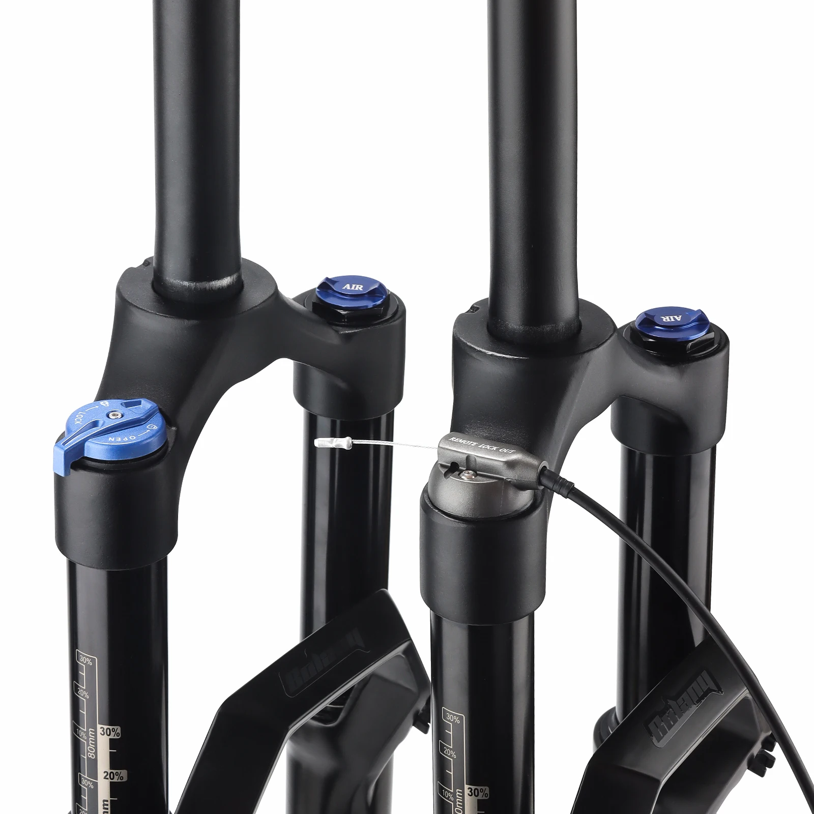 Bucklos 27,5 Zoll MTB Fahrradgabel  VIP Federgabel, Mechanisch, 100mm  Federweg  Fr Mountainbikes Fahrrad Gabel 28 Zoll