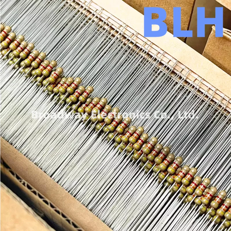 100PCS 0.25W Carbon Film Resistor 1/4W 5% 1.6K 1.8K 2K 2.2K 2.4K 2.7K 3K 3.3K 3.6K 3.9K 4.3K 4.7K 5.1K 5.6K 6.2K 6.8K 7.5K Ohm
