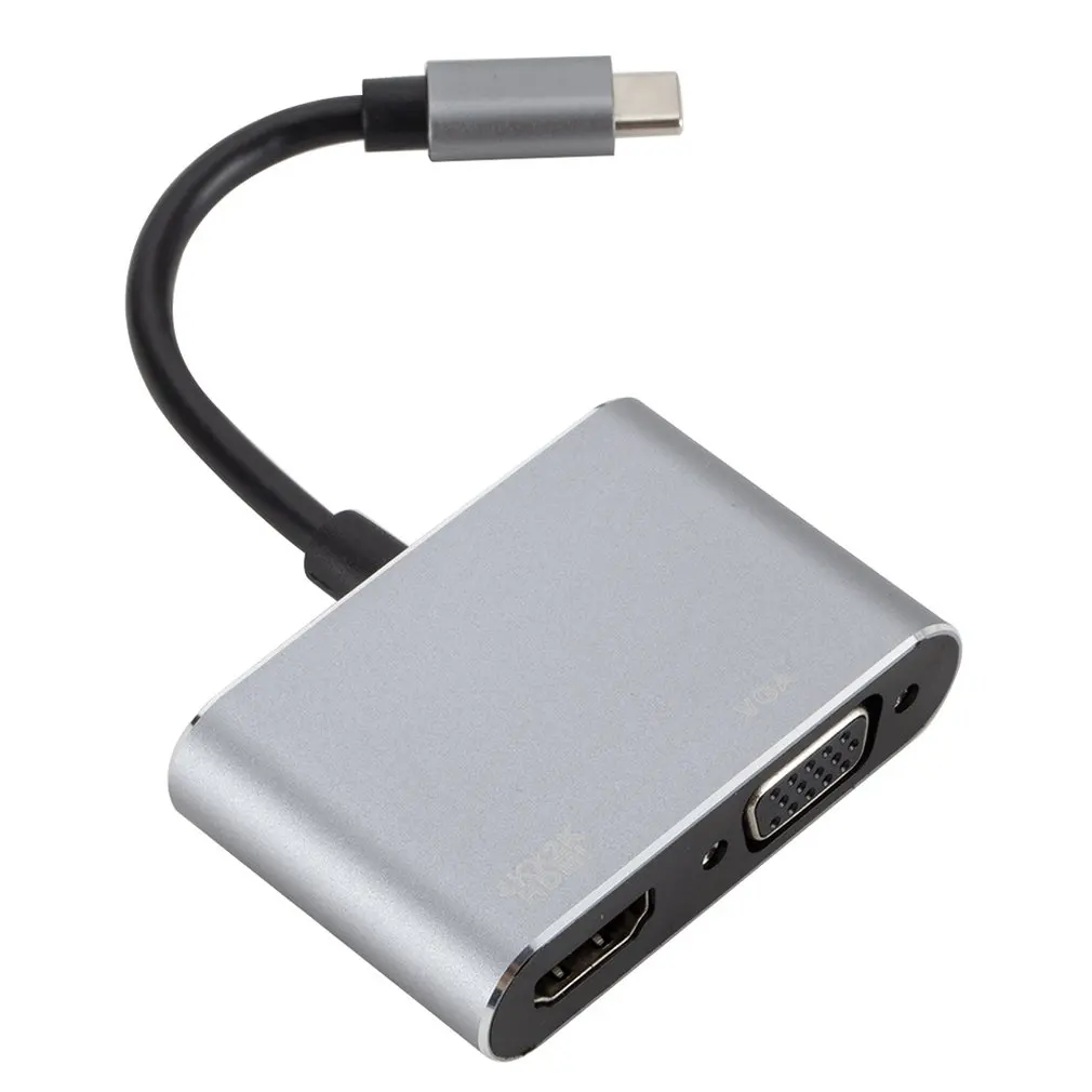 USB C Ÿ HDMI ȣȯ VGA USB-C  ̺, ƺ Ʈ ۿ, USB  , 3  1