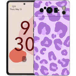 Nfinity Shockproof Black Silicone Phone Case - Soft TPU Protective Back Cover in Purple - Pixel 8 Pro (A1)