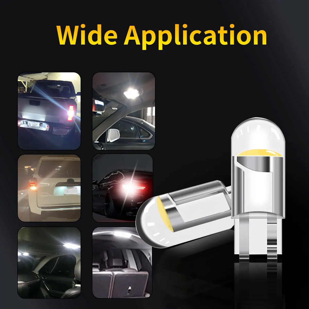 LED COB T10 W5W Light Image 5