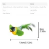 Smart Cat Chirping Bird Toy - Auto Sound Activation, Chew-Resistant Feathers & Catnip Attraction, Dual Play Modes for Interactiv 6