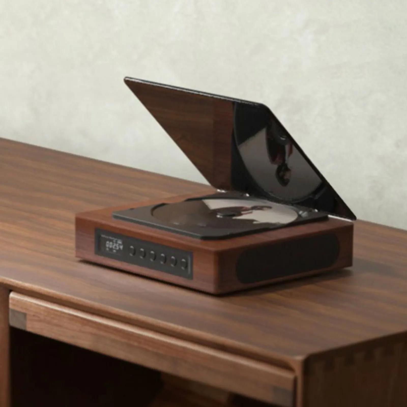 

1984 SA-060 Mini CD Player Retro Bluetooth CD Player with Built in Speaker Support wireless and wired headphones