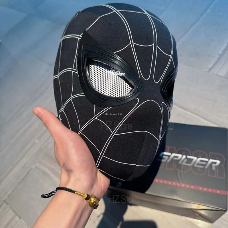 【超激レア入荷】 ブラックスパイダーマン　精巧マスク　1/1 マーベル マーベルブラックスパイダーマン,スーパーヒーローコスチューム