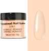 28g/Box Acrylic Powder Professional Nude Pink Crystal Acrylic Powder 2 IN1 Extension/Dipping Powder For Manicure Build Dust &*& 5
