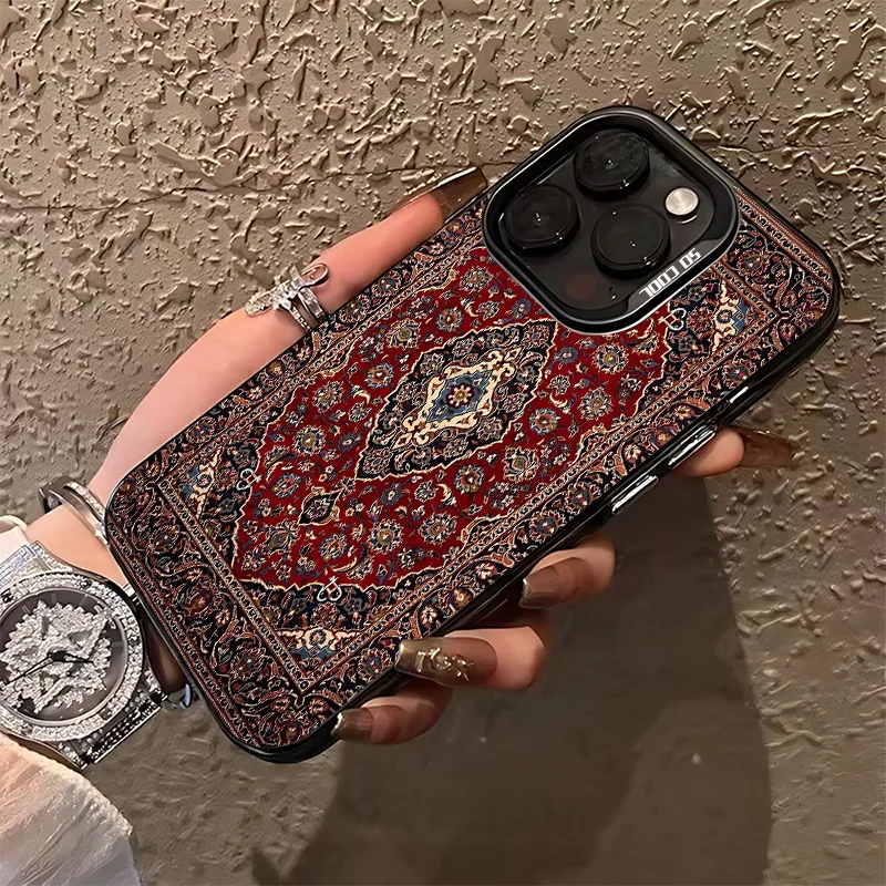 Luxurious Persian Carpet Style Anti-Fall Matte Phone Case