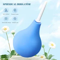 89/224ML Unisex Anal Shower Silicone Enemator Vaginal Enema Rectal Syringe Anal Rectum Vaginal Cleaner Bidet Accessories 1