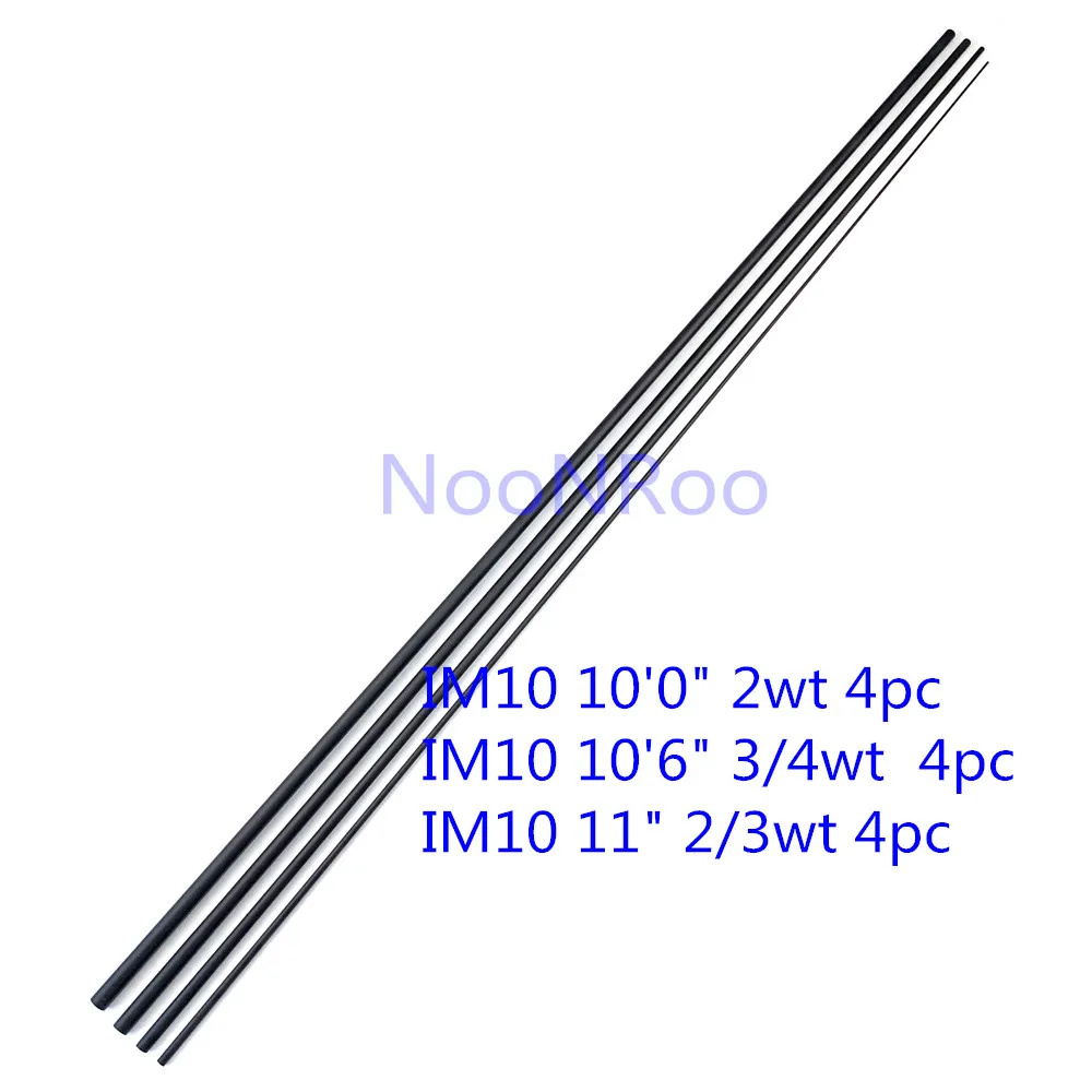 NooNRoo IM10 10'0"10'6"11" 2/3/4wt Nano carbon Fiber Fly Rods Blanks