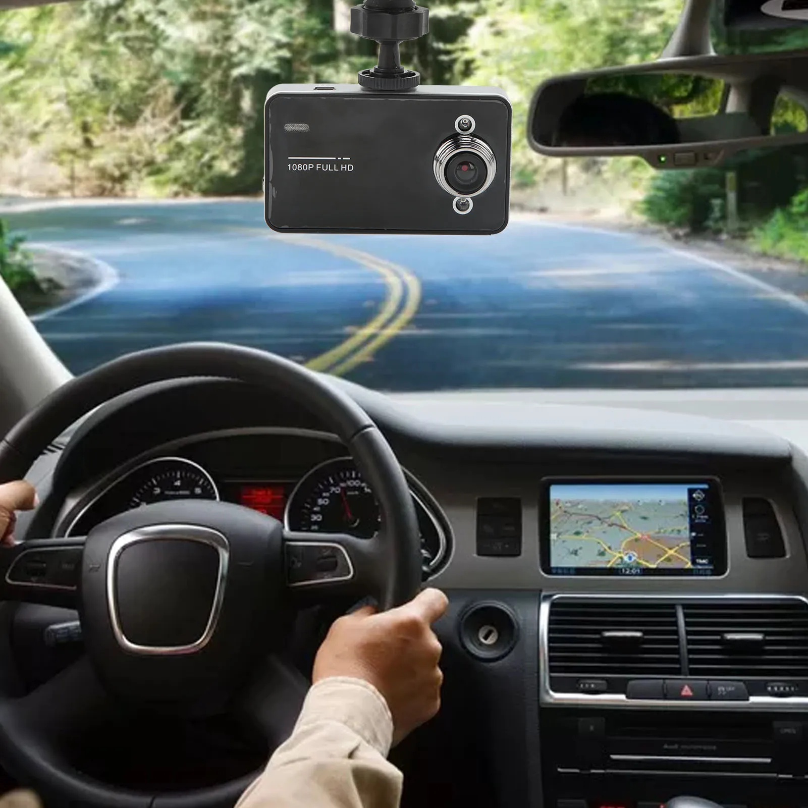 Car Camera Recorder HD 1080P Driving Recorder K6000 HD 1080P Driving Car Monitoring Camera DVR Vehicle