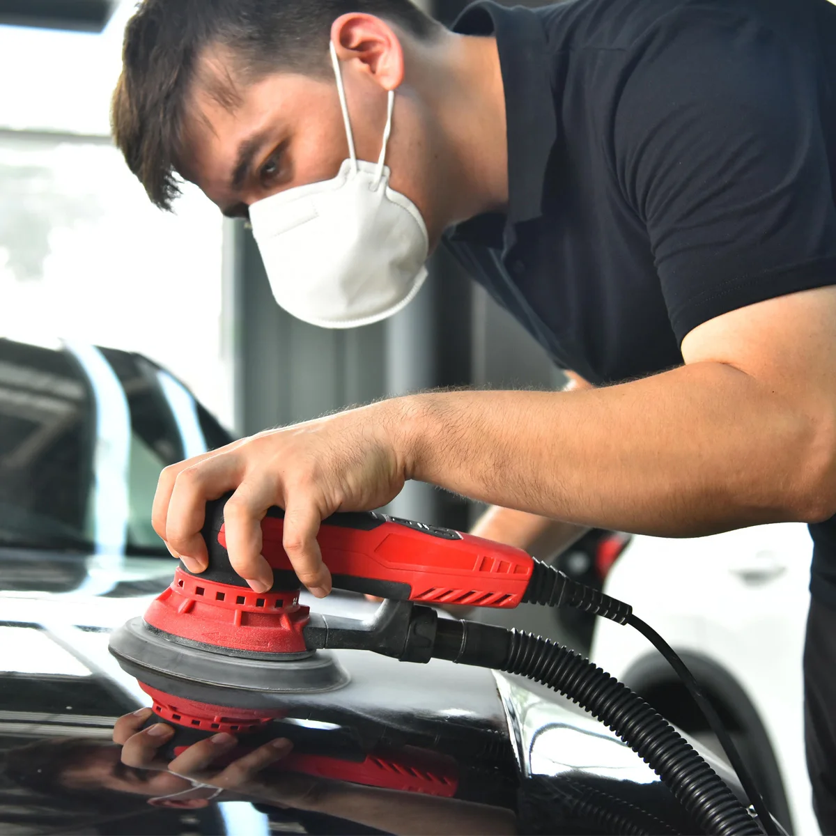 Náhodné okružní mini bruska 5mm dřevo kartáč podlaha sádrokartonu bruska bezuhlíkový proměnná rychlost  sanders pro dokončovací rohy auto