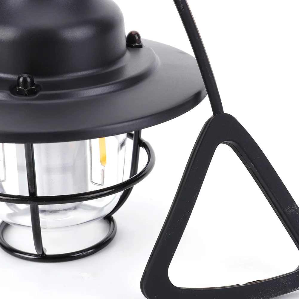 Camping Light 1200mAh Mini Metal Chandelier 2700K/6500K Retro Atmosphere Stepless Dimming Type C Charging for Fishing