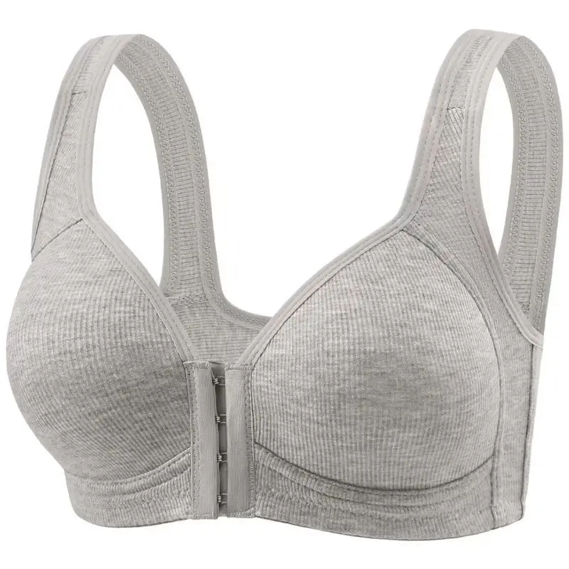Women Post Surgical surgery Front Open Full Support Recovery Bra non-padded wire free Post Breast Augmentation Operative bra