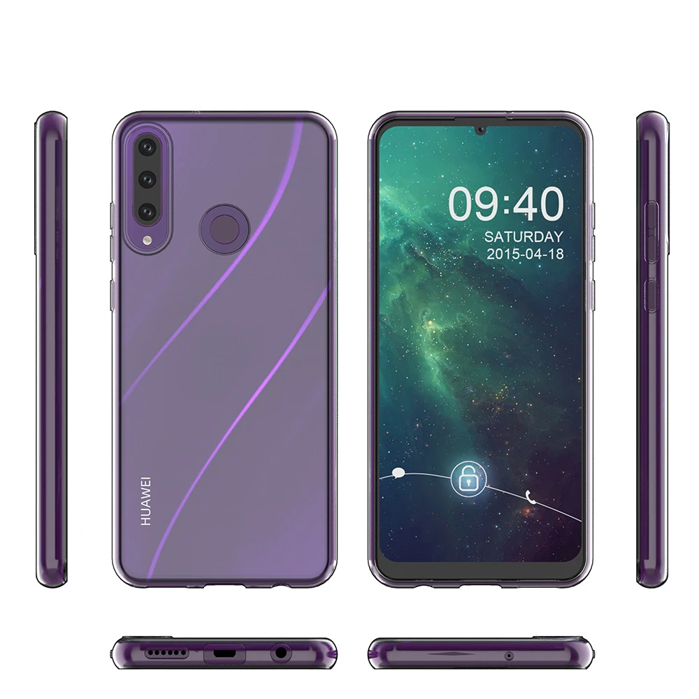 Clear Silicone Soft Back Phone Case - Transparent Protective Cover