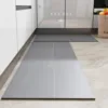 Kitchen Floor Mat Non-slip Dirt-resistant Wash-free Rug Waterproof Leather PVC Carpet Solid Color Long Size Rug Alfombra 주방 카펫 1