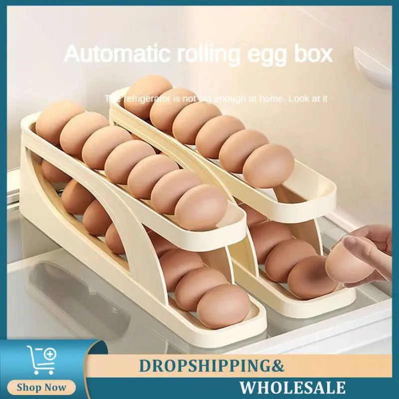 

Скользящая коробка для яиц, прочный и долговечный ролик для яиц, удобные Кухонные гаджеты, коробка для яиц, простая модная автоматическая машина для прокатки яиц